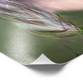 Gentle Knowing Modern Feminine Portrait Wall Art Fotodruck (Ecke)