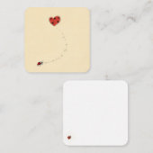 Gentle Ladybug Whisper | naturgemäß Inspiriert Mitteilungskarte (Vorne/Hinten)