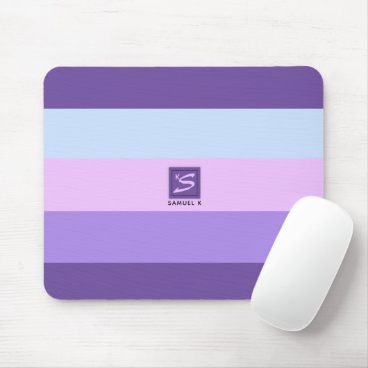 Gentle Lavender Dreams Color Palette Mousepad (Mit Mouse)
