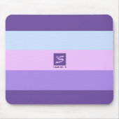 Gentle Lavender Dreams Color Palette Mousepad (Vorne)