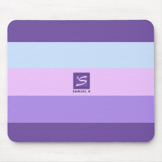 Gentle Lavender Dreams Color Palette Mousepad (Vorne)