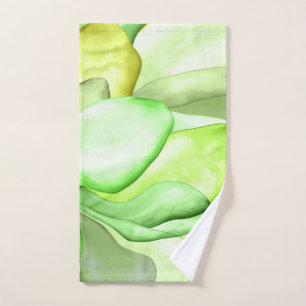 Gentle Leaf abstrakt Badhandtuch Set