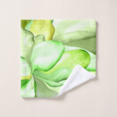 Gentle Leaf abstrakt Badhandtuch Set (Waschlappen)