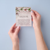 Gentle Magnolia Blume Branch Flyer (Gruppe)