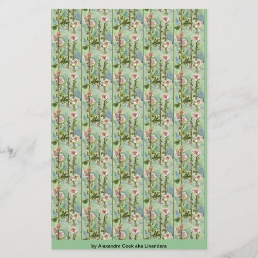 Gentle Mallow handwerk paper Briefpapier (Vorderseite)