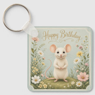 Gentle Maus Garten Geburtstag Schlüsselanhänger