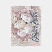 Gentle Oaster Joy with Floral Motif Fleecedecke (Vorderseite)