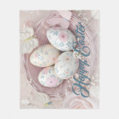 Gentle Oaster Joy with Floral Motif Fleecedecke (Vorderseite)