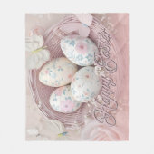 Gentle Oaster Joy with Floral Motif Fleecedecke (Vorderseite)