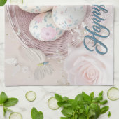 Gentle Oaster Joy with Floral Motif Geschirrtuch (Gefaltet)