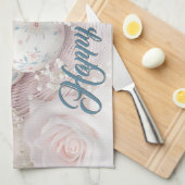 Gentle Oaster Joy with Floral Motif Geschirrtuch (Viertel Falte)