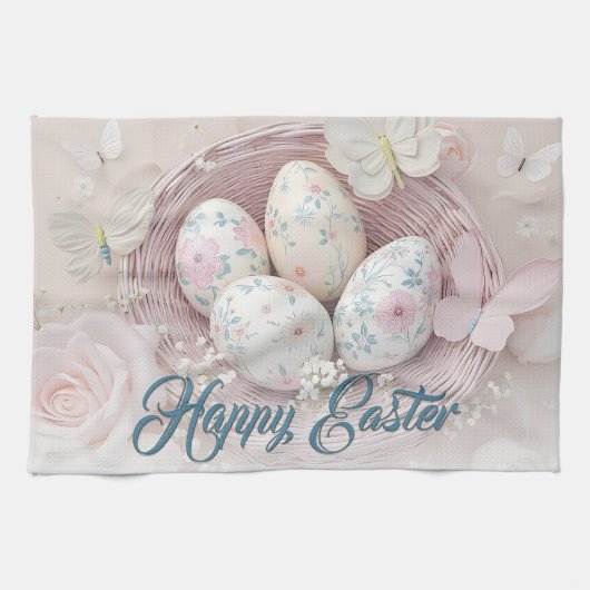 Gentle Oaster Joy with Floral Motif Geschirrtuch (Horizontal)