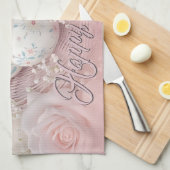 Gentle Oaster Joy with Floral Motif Geschirrtuch (Viertel Falte)