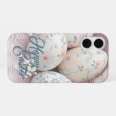 Gentle Oaster Joy with Floral Motif iPhone 16 Hülle (Rückseite (Horizontal))