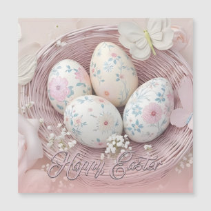 Gentle Oaster Joy with Floral Motif Magnetkarte