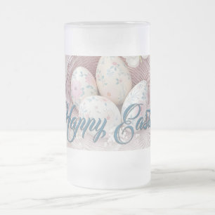 Gentle Oaster Joy with Floral Motif Mattglas Bierglas