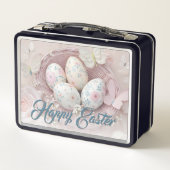 Gentle Oaster Joy with Floral Motif Metall Brotdose (Rückseite)