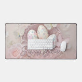 Gentle Oaster Joy with Floral Motif Schreibtischunterlage (Tastatur & Maus)