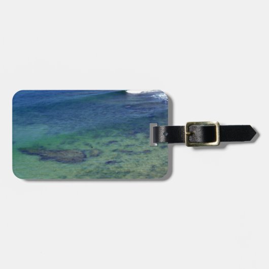 Gentle Ocean Waves Gepäckanhänger (Vorderseite horizontal)