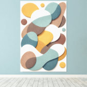 Gentle Overlap Leinwanddruck (Insitu (Holzboden))