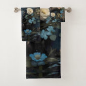 Gentle Panda Bear zwischen Dschungel-Rose Badhandtuch Set (Insitu)