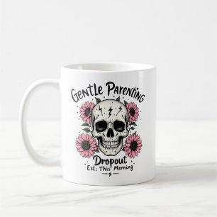 Gentle Parenting Tasse   Funny Mama Skull Coffee C