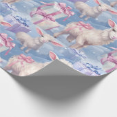 Gentle Pastel Lambs und Geschenke Geschenkpapier (Ecke)