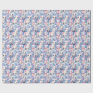Gentle Pastel Lambs und Geschenke Sm Geschenkpapier