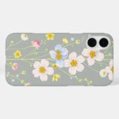 Gentle Pastel Wildblumen Case-Mate iPhone Hülle (Rückseite (Horizontal))