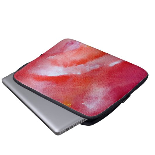Gentle Pink Overflow Neopren Laptop-Sieb 13" Laptopschutzhülle (Vorne Knopf)
