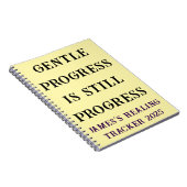Gentle Progress Custom Therapy Healing Notebook Notizblock (Rechte Seite)