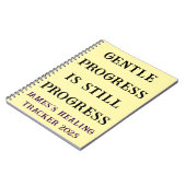 Gentle Progress Custom Therapy Healing Notebook Notizblock (Linke Seite)