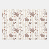 Gentle Rabbit Prince with Botanicals Geschenkpapier Set (Vorderseite)