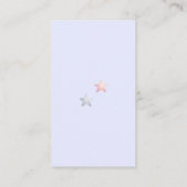 Gentle Raccoon Baby Duschdusche Windeln Raffel Begleitkarte (Rückseite)