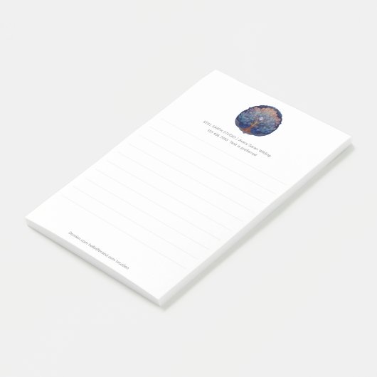 Gentle Radiance | Tree of Life B&B Post-it Klebezettel (angewinkelt)