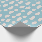 Gentle Raindrop Pattern Geschenkpapier (Ecke)