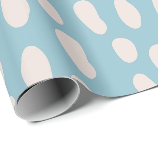 Gentle Raindrop Pattern Geschenkpapier (Rolleneckpunkt)