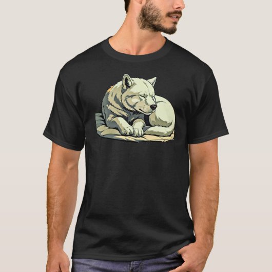 Gentle Rest – Quiet Animal Calm T-Shirt (Vorderseite)