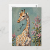 Gentle Riant Personalisiert Postkarte (Vorne/Hinten)