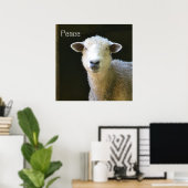 Gentle Sheep Poster (Heimbüro)