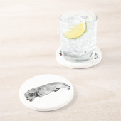 Gentle Sip, Tiny Spark Getränkeuntersetzer (Seite)