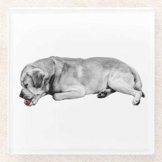 Gentle Sip, Tiny Spark Glasuntersetzer (Vorderseite)