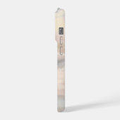 Gentle Skies Abstract Pastel Cloudscape iPhone Hülle (Linke Seite)