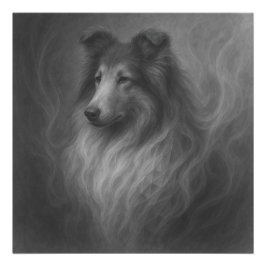 Gentle Soul — Collie Portrait by GeoWild Designs Fotodruck