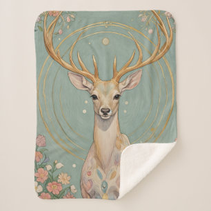 Gentle Spirit: Ein Hirsch Sherpadecke