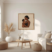 Gentle Strength – Mother & Child Connection III Poster