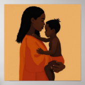 Gentle Strength – Mother & Child Connection Poster (Vorne)