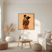 Gentle Strength – Mother & Child Connection Poster