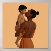 Gentle Strength – Mother & Child Connection Poster (Vorne)