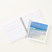 Gentle Surf White Sand Beach Notizblock (Innenseite)